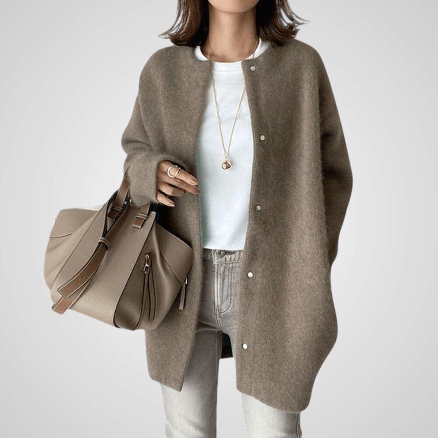 Isabella Damen-Cardigan aus weichem Stoff