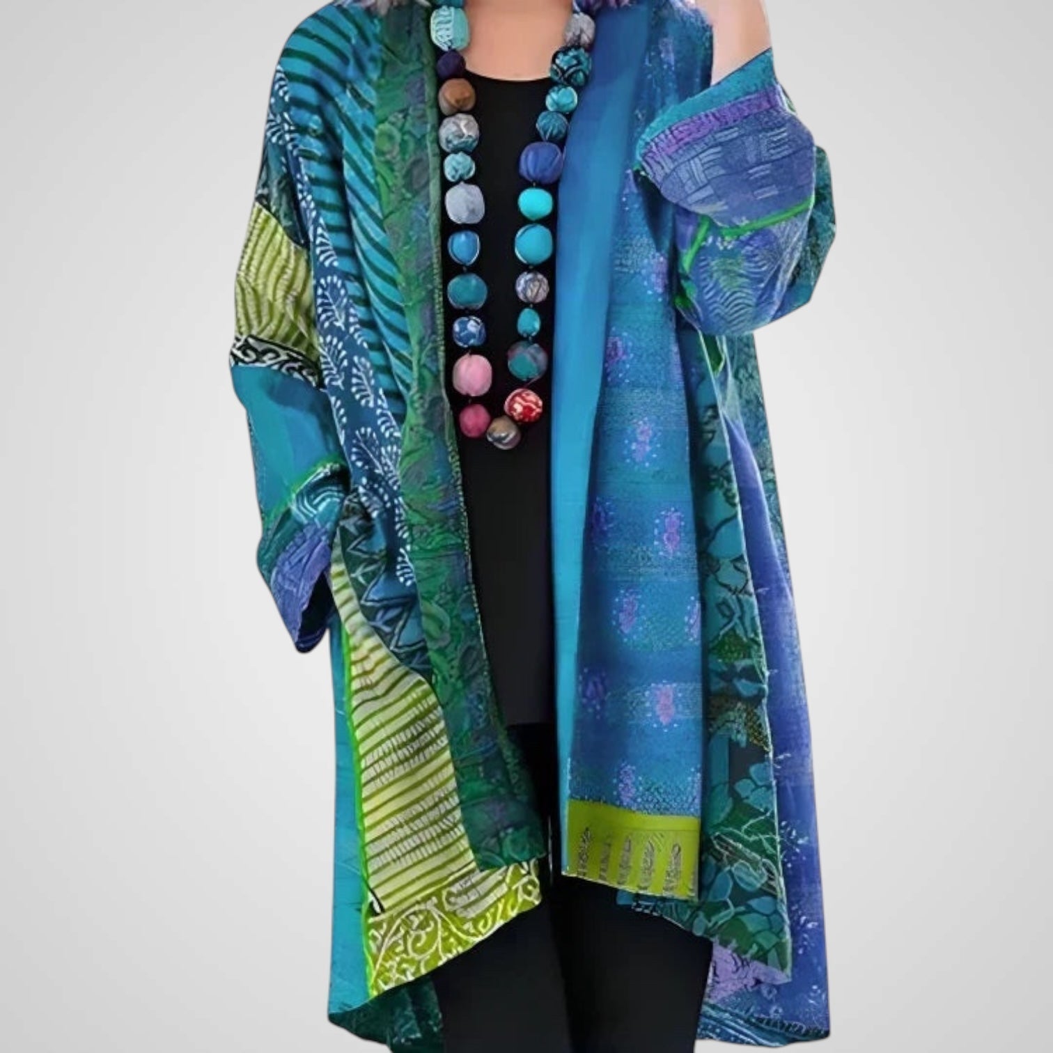 Naira warme Damen-Strickjacke mit Schalkragen