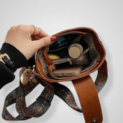 Ouro – Retro-Tasche für Damen mit breitem Schultergurt – Ansicht 8