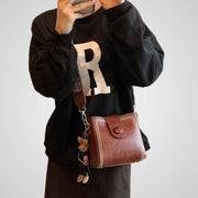Ouro – Retro-Tasche für Damen mit breitem Schultergurt – Ansicht 4