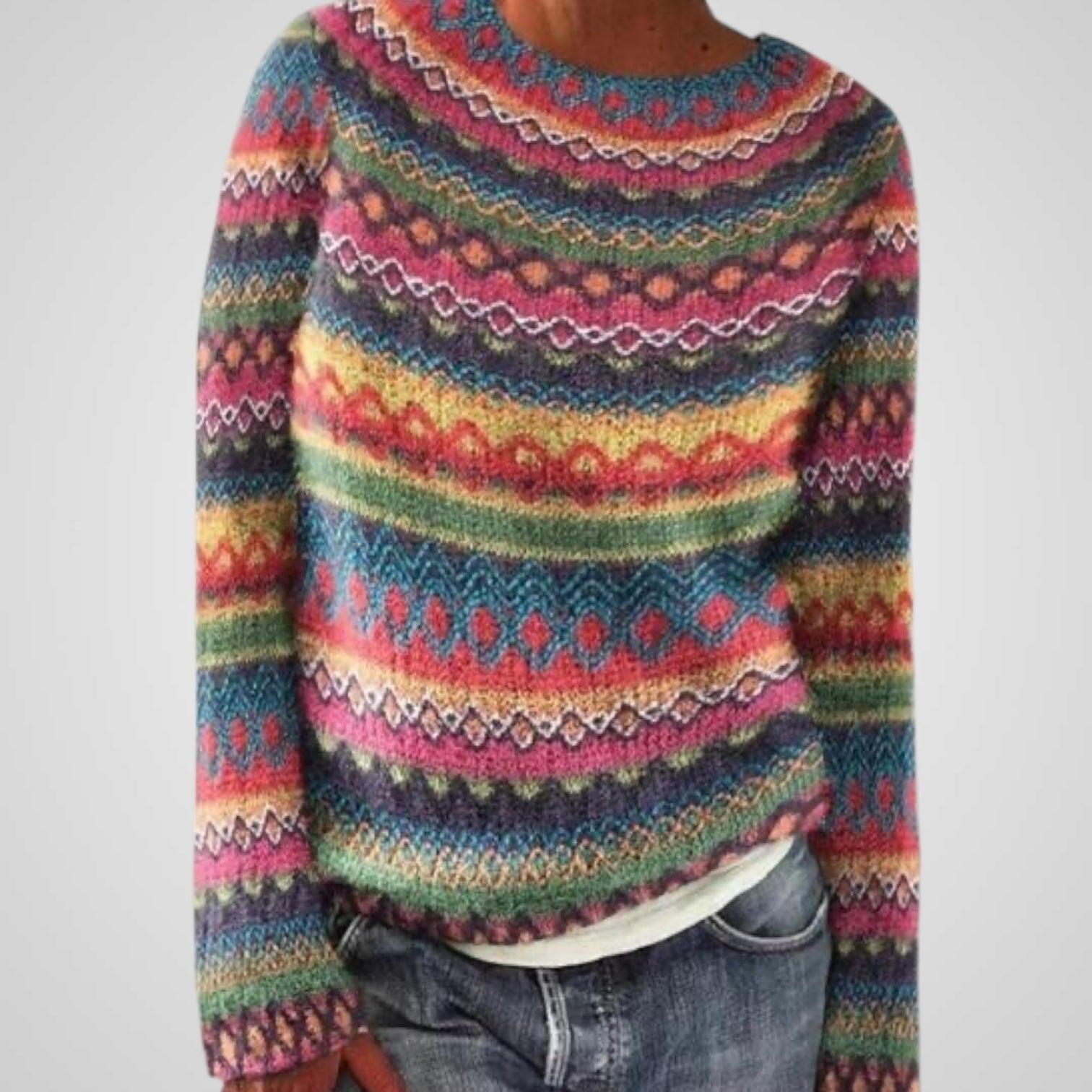 Yancy – Warmer Wollpullover für Damen
