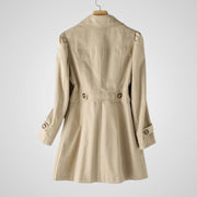 Traci – Knielanger Trenchcoat für Damen – Ansicht 3