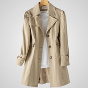 Traci – Knielanger Trenchcoat für Damen – Ansicht 2