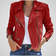 Fura – Leder-Bikerjacke für Damen