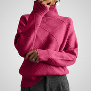 Ava – Lockerer Kaschmir-Rollkragenpullover für Damen – Ansicht 6