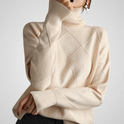 Ava – Lockerer Kaschmir-Rollkragenpullover für Damen – Ansicht 7