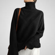 Ava – Lockerer Kaschmir-Rollkragenpullover für Damen – Ansicht 3