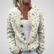 Florence – Florale Strickjacke für Damen