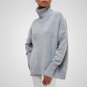 Nora – Rollkragenpullover für Damen mit Puffärmeln – Ansicht 2