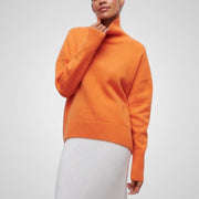 Nora – Rollkragenpullover für Damen mit Puffärmeln – Ansicht 5