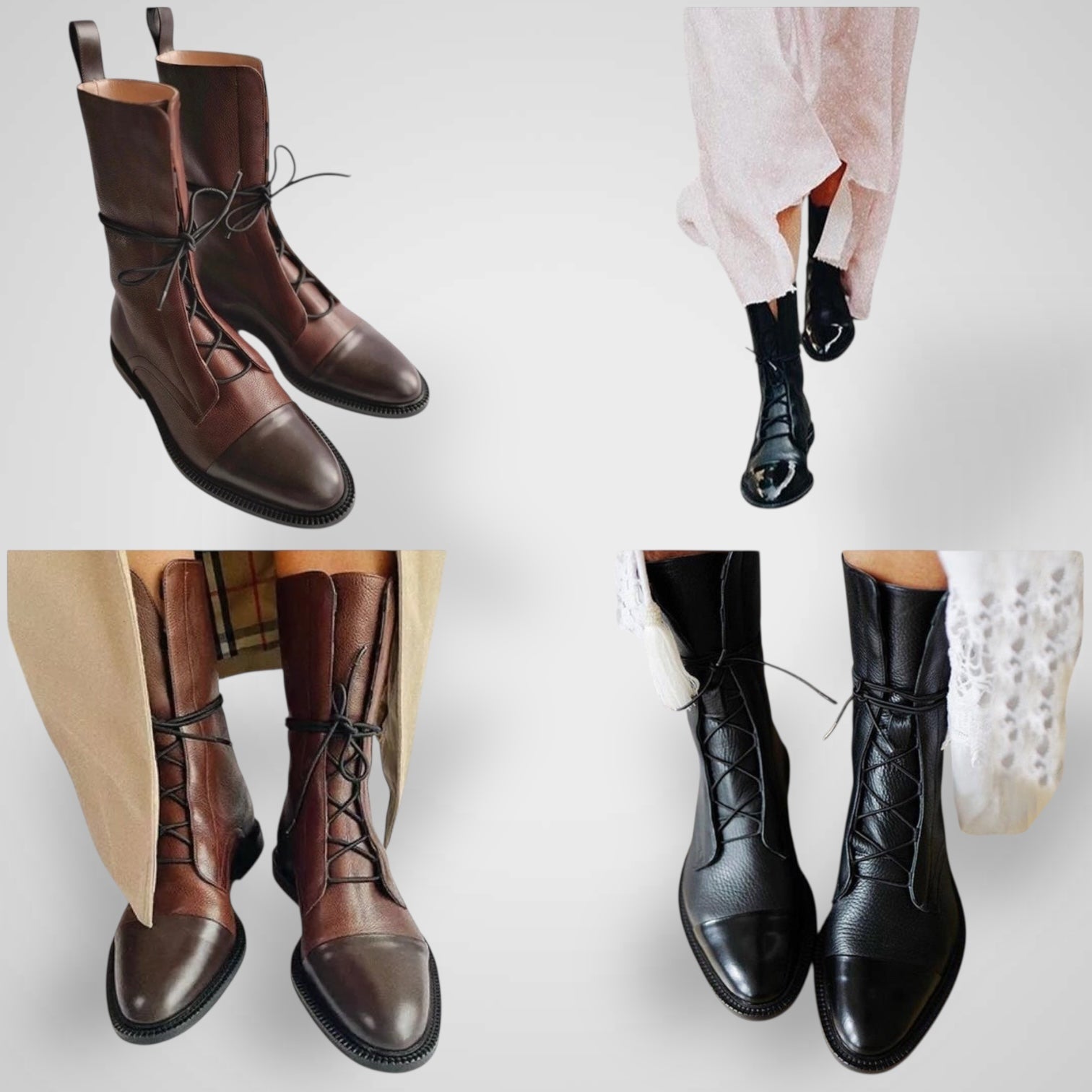 Vizzy – Vegane Lederstiefeletten für Damen – Ansicht 6