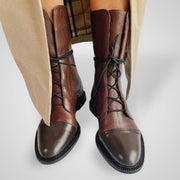 Vizzy – Vegane Lederstiefeletten für Damen – Ansicht 2