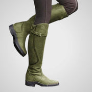 Patris wasserdichte Reitstiefel aus Leder für Damen