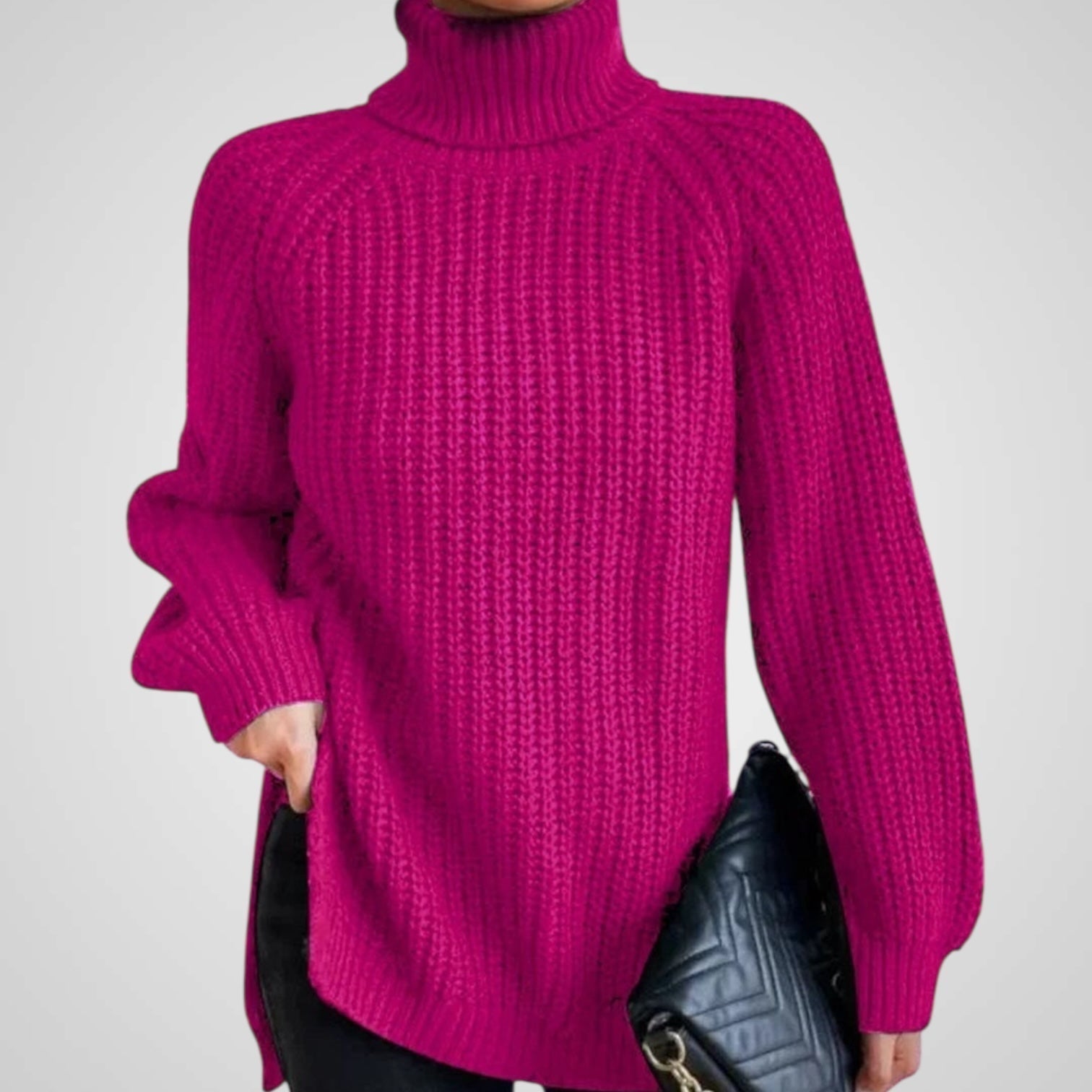 Damen-Rollkragenpullover – Ansicht 4