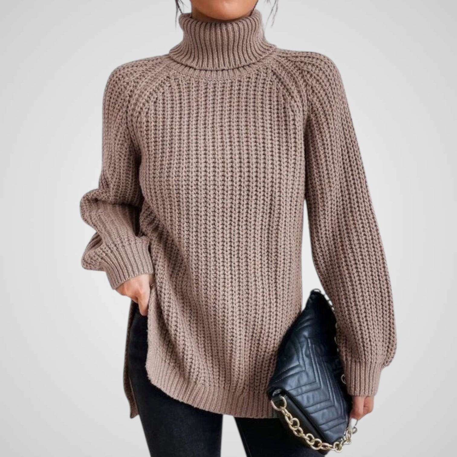 Damen-Rollkragenpullover – Ansicht 2