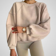 Carol Damenpullover mit weitem Rundhalsausschnitt