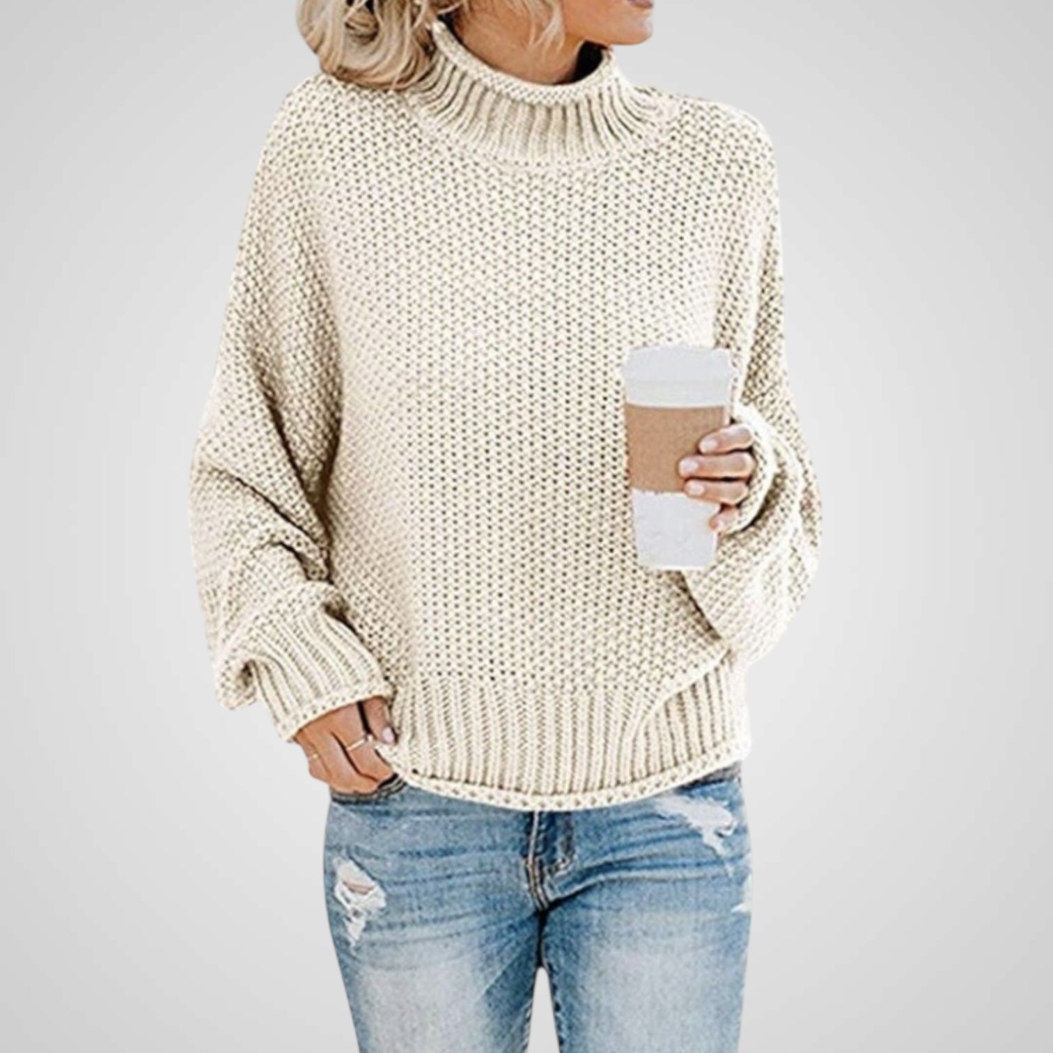 Weich Strickpullover – Ansicht 2