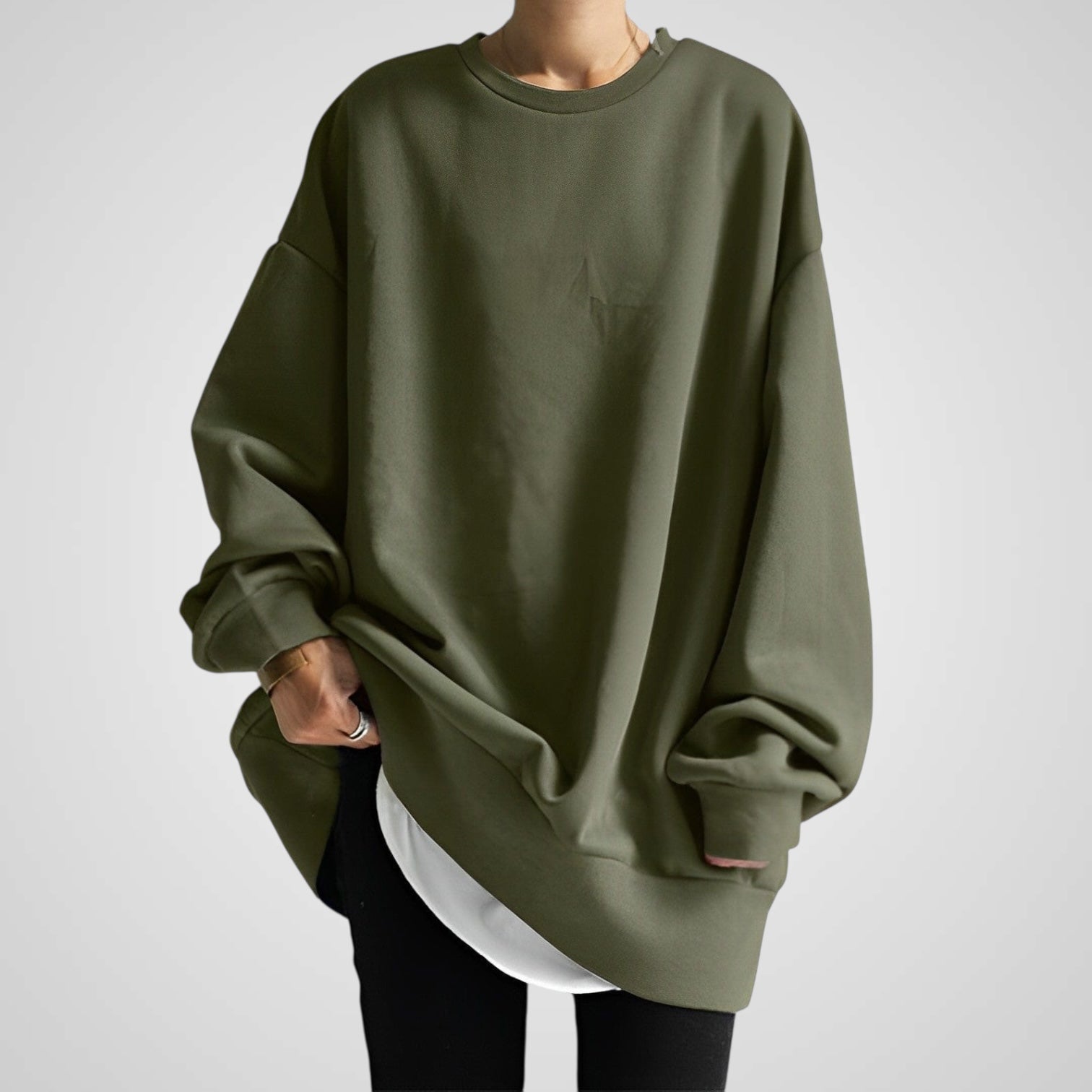 Elegant lockerer Damen-Pullover