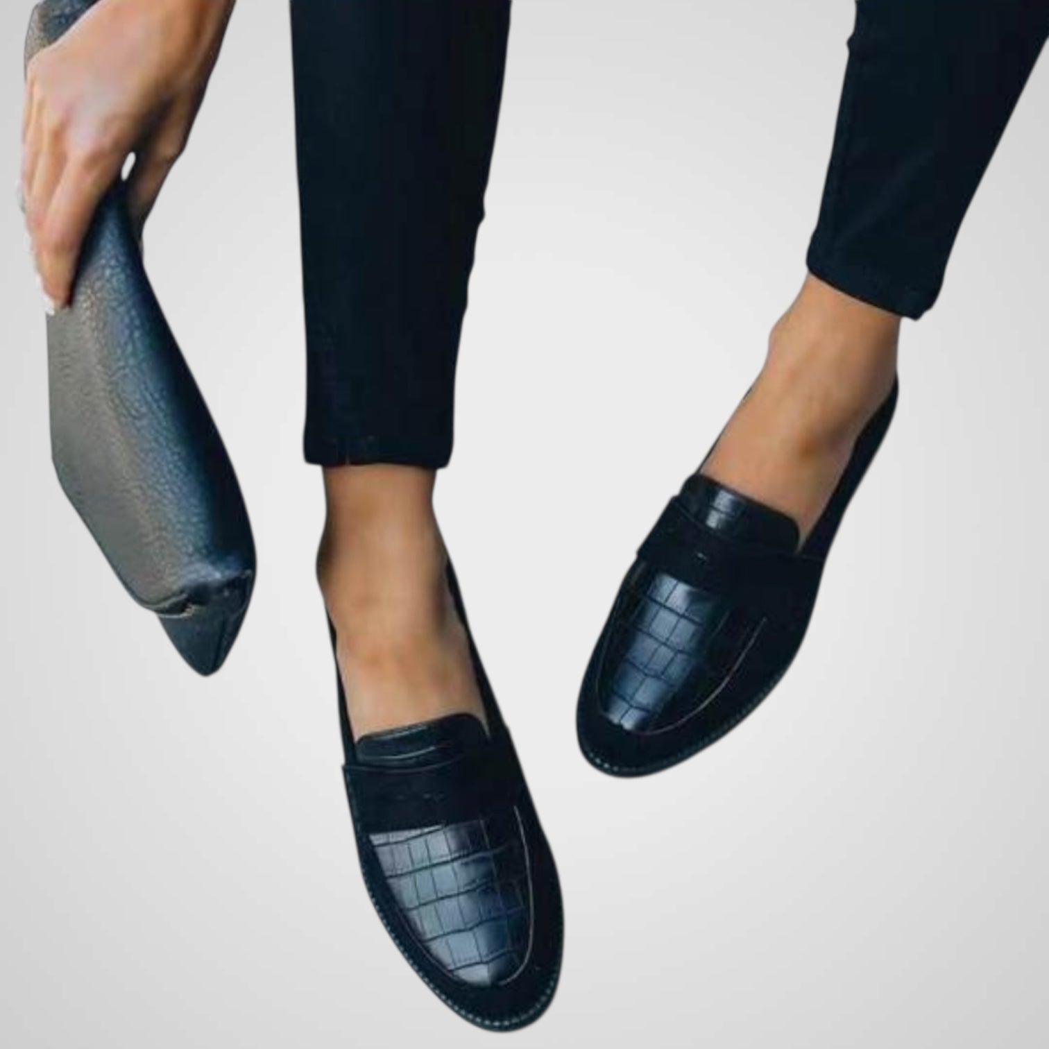 Damen-Lederslipper Ravi – luxuriöse Mokassins