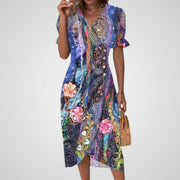 Heather – Elegantes Damenkleid mit Puffärmeln – Ansicht 11