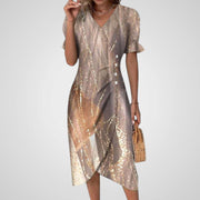 Heather – Elegantes Damenkleid mit Puffärmeln – Ansicht 8