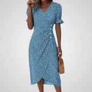 Heather – Elegantes Damenkleid mit Puffärmeln – Ansicht 7