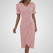 Heather – Elegantes Damenkleid mit Puffärmeln – Ansicht 6