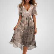 Isabella – Elegantes Damenkleid mit Flügelärmeln – Ansicht 4