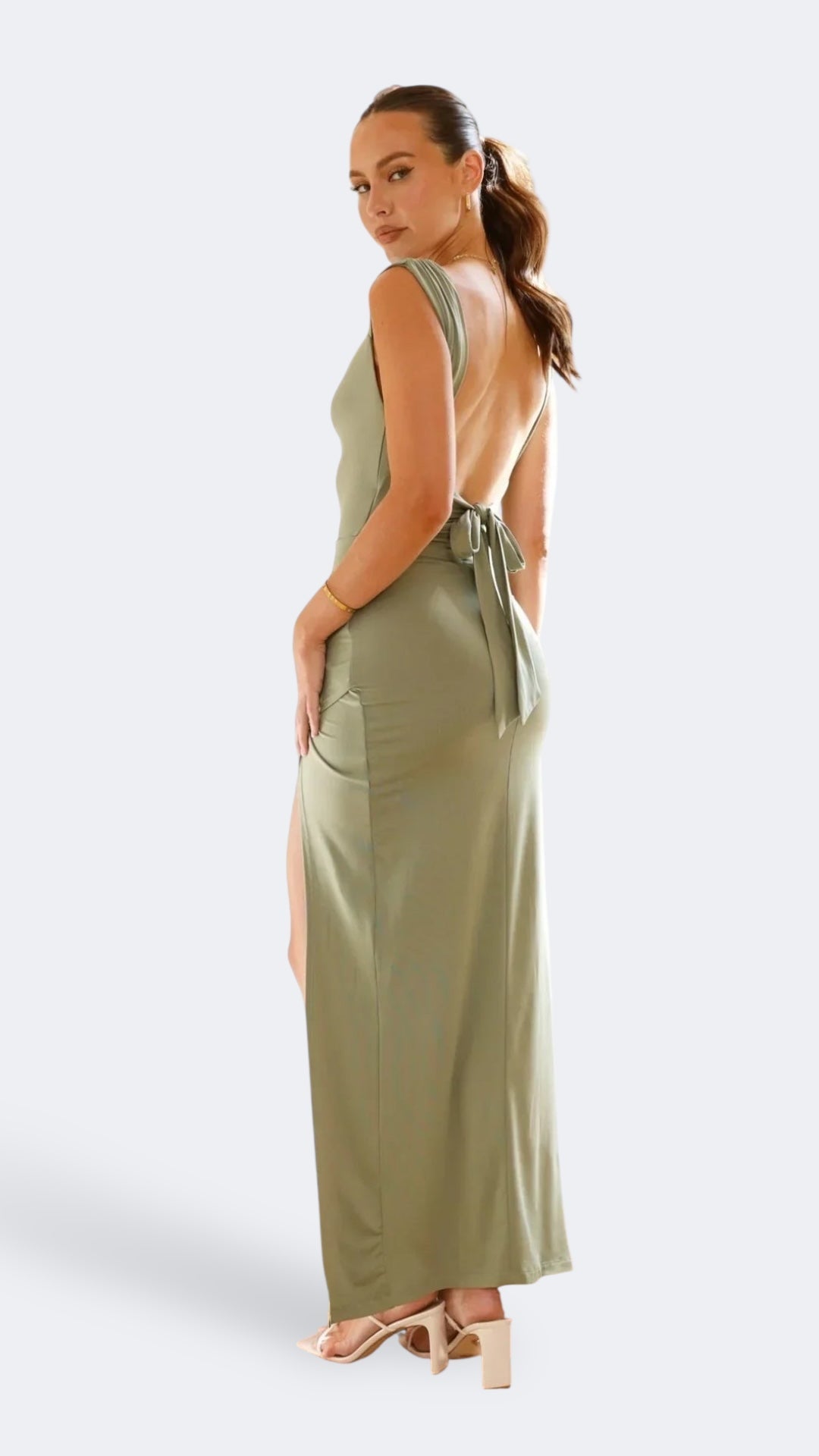 Reniva - Figurbetontes Maxikleid