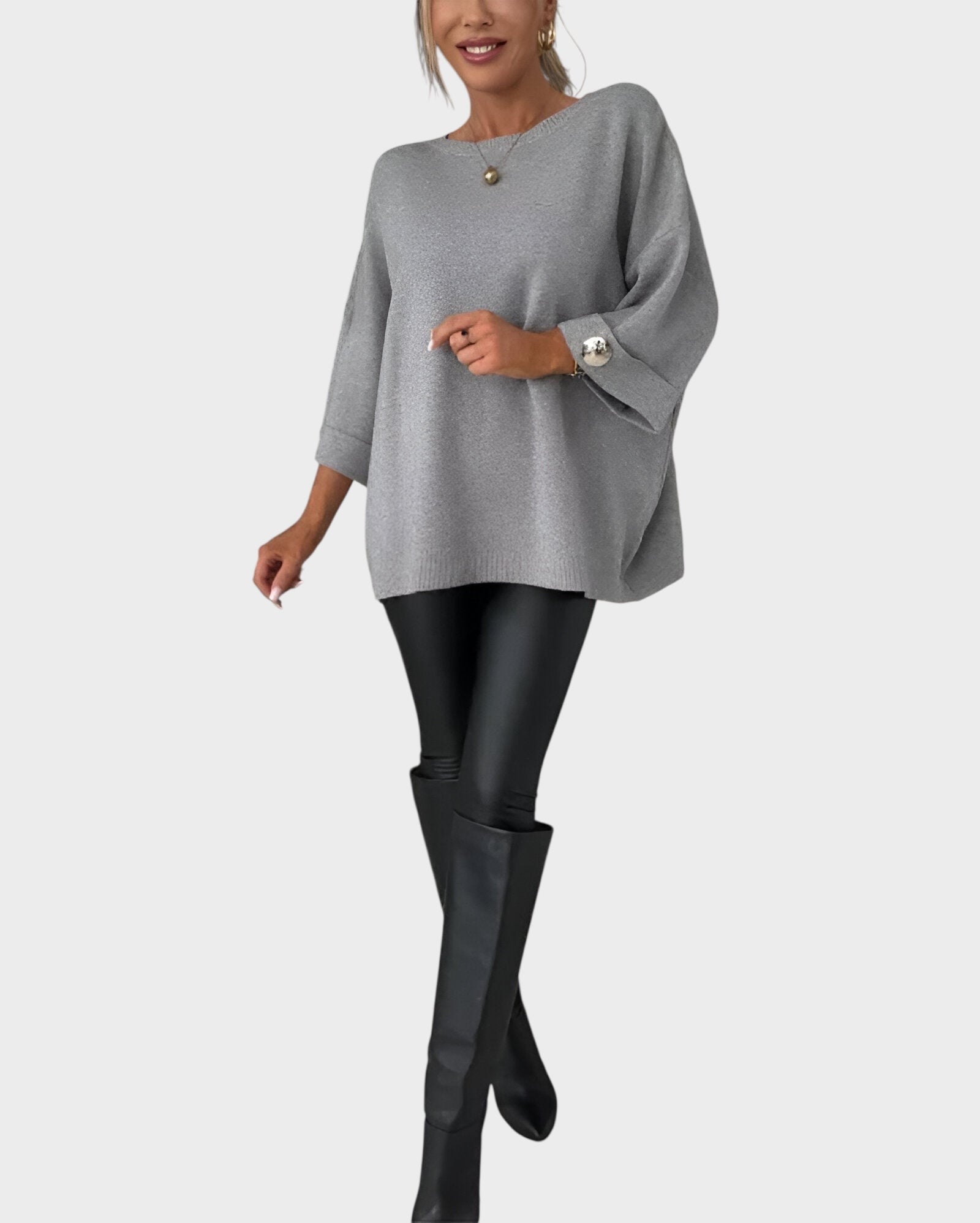Janelle – Lässiger Damenpullover in lockerer Passform – Ansicht 4
