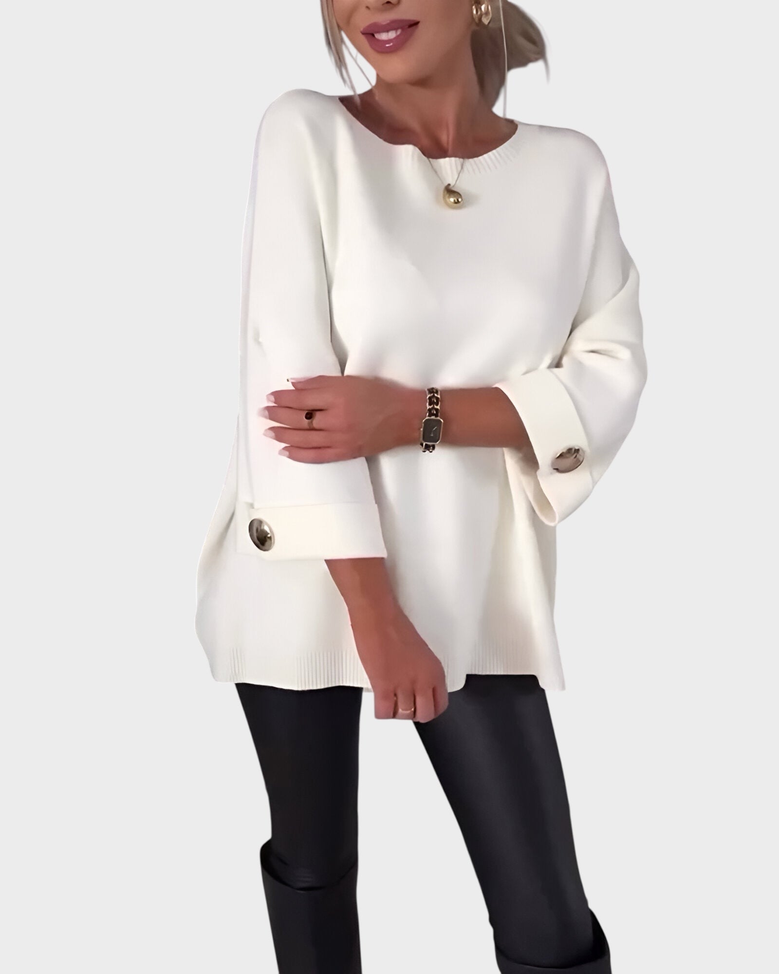 Janelle – Lässiger Damenpullover in lockerer Passform