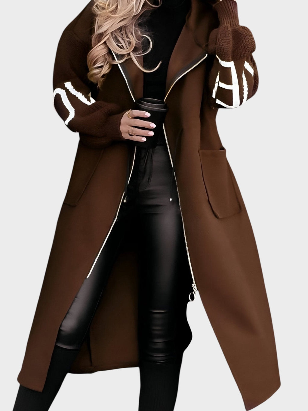 Rosana | Elegante Strickjacke mit Kapuze