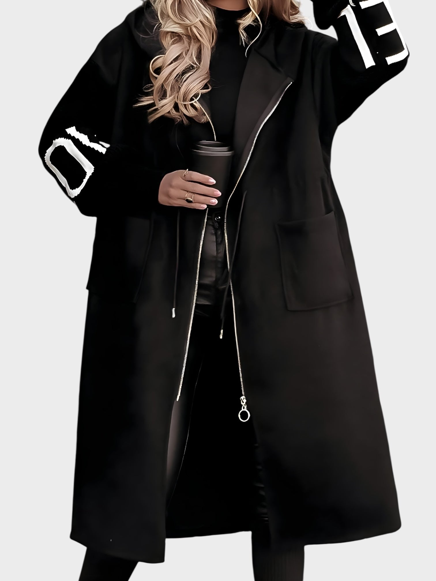 Rosana – Elegante Strickjacke für Damen mit Kapuze – Ansicht 7
