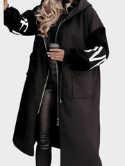 Rosana – Elegante Strickjacke für Damen mit Kapuze – Ansicht 4
