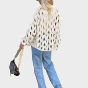 Sophie Grace – Eleganter Damenpullover in offener Strickoptik – Ansicht 6
