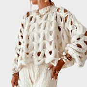 Sophie Grace – Eleganter Damenpullover in offener Strickoptik – Ansicht 2