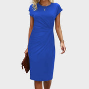 Madi – Figurschmeichelndes Wickelkleid für Damen mit Bindeband – Ansicht 4