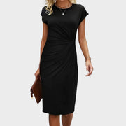 Madi – Figurschmeichelndes Wickelkleid für Damen mit Bindeband – Ansicht 2