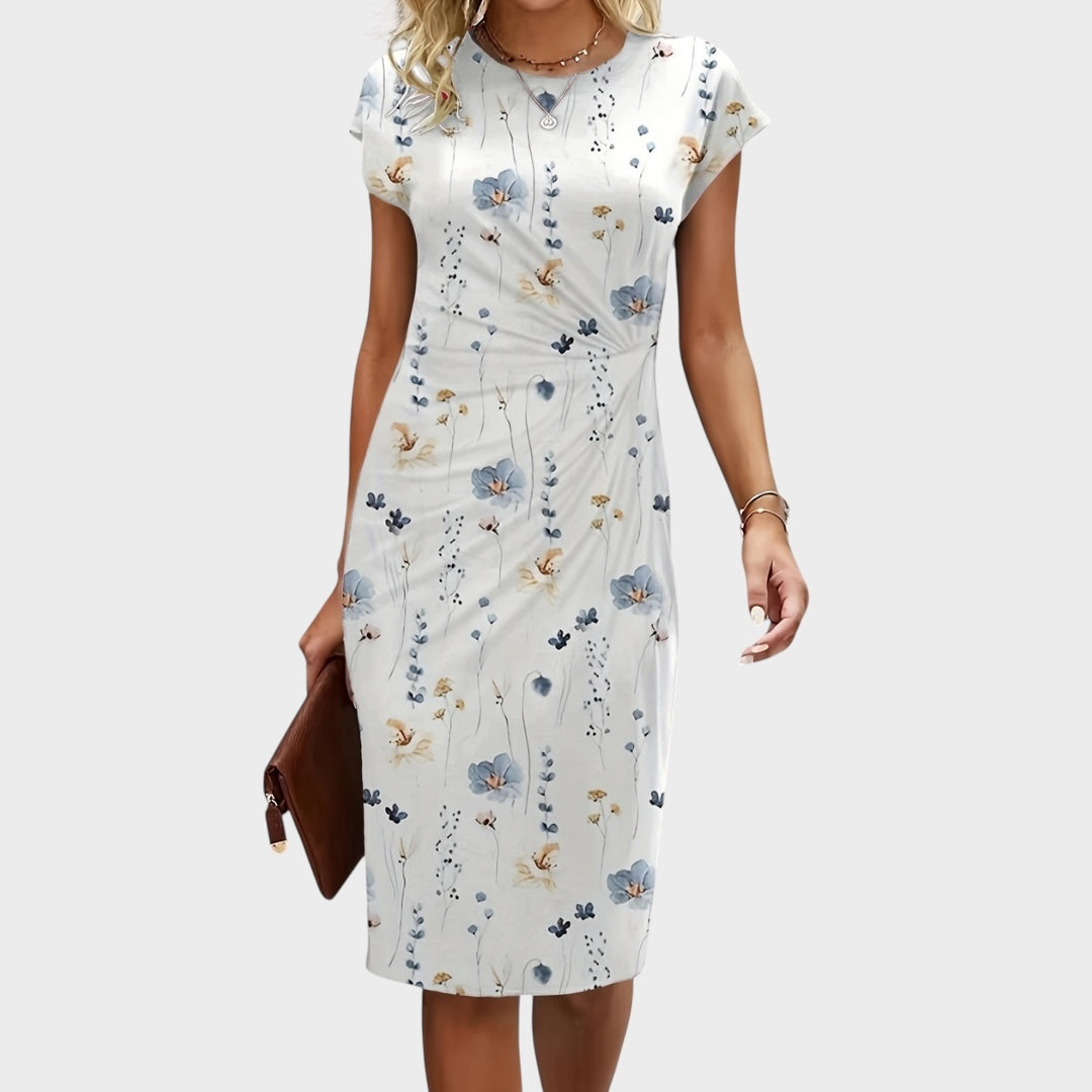 Madi – Figurschmeichelndes Wickelkleid für Damen mit Bindeband