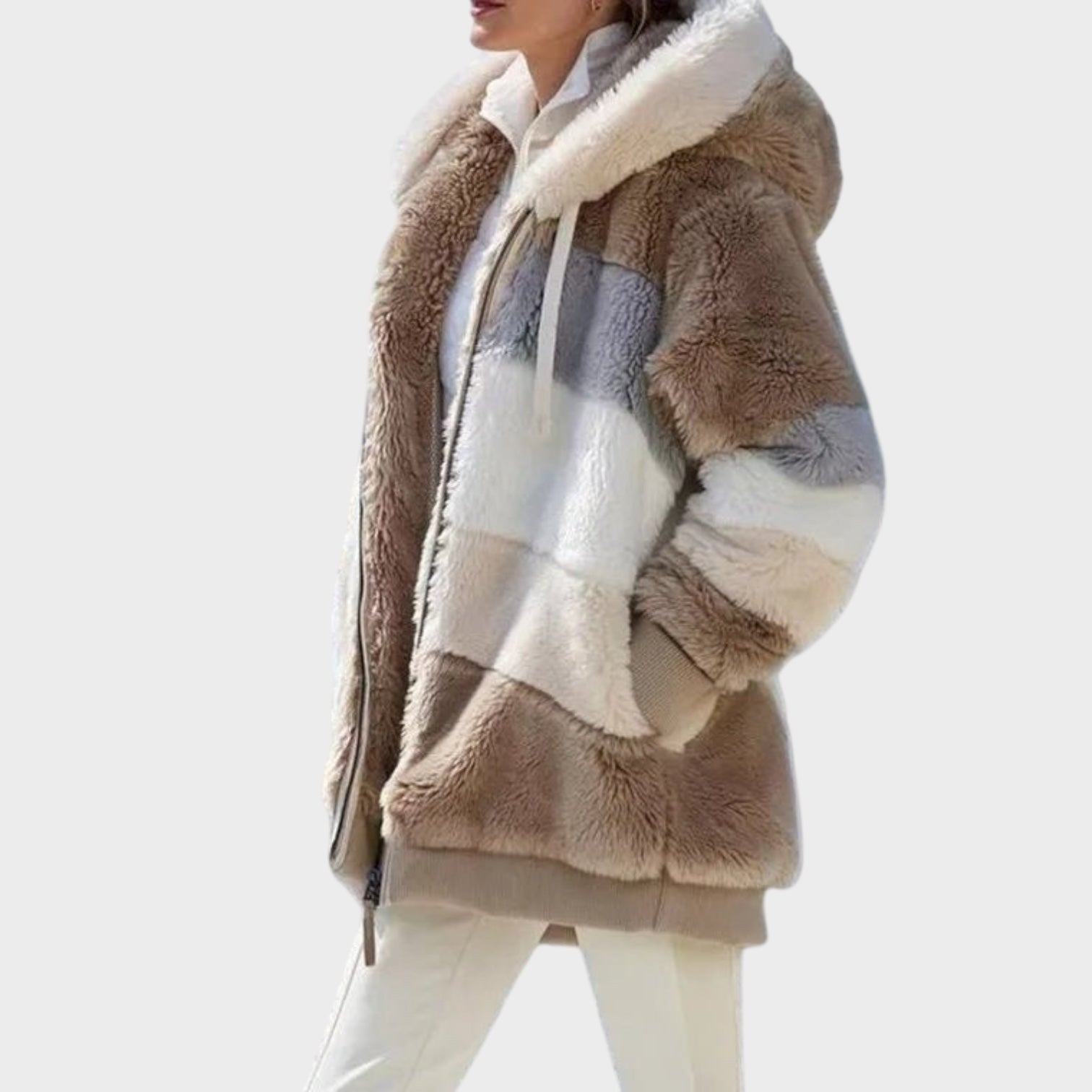 Andrea – Winterjacke für Damen mit Kapuze und Reißverschluss – Ansicht 15