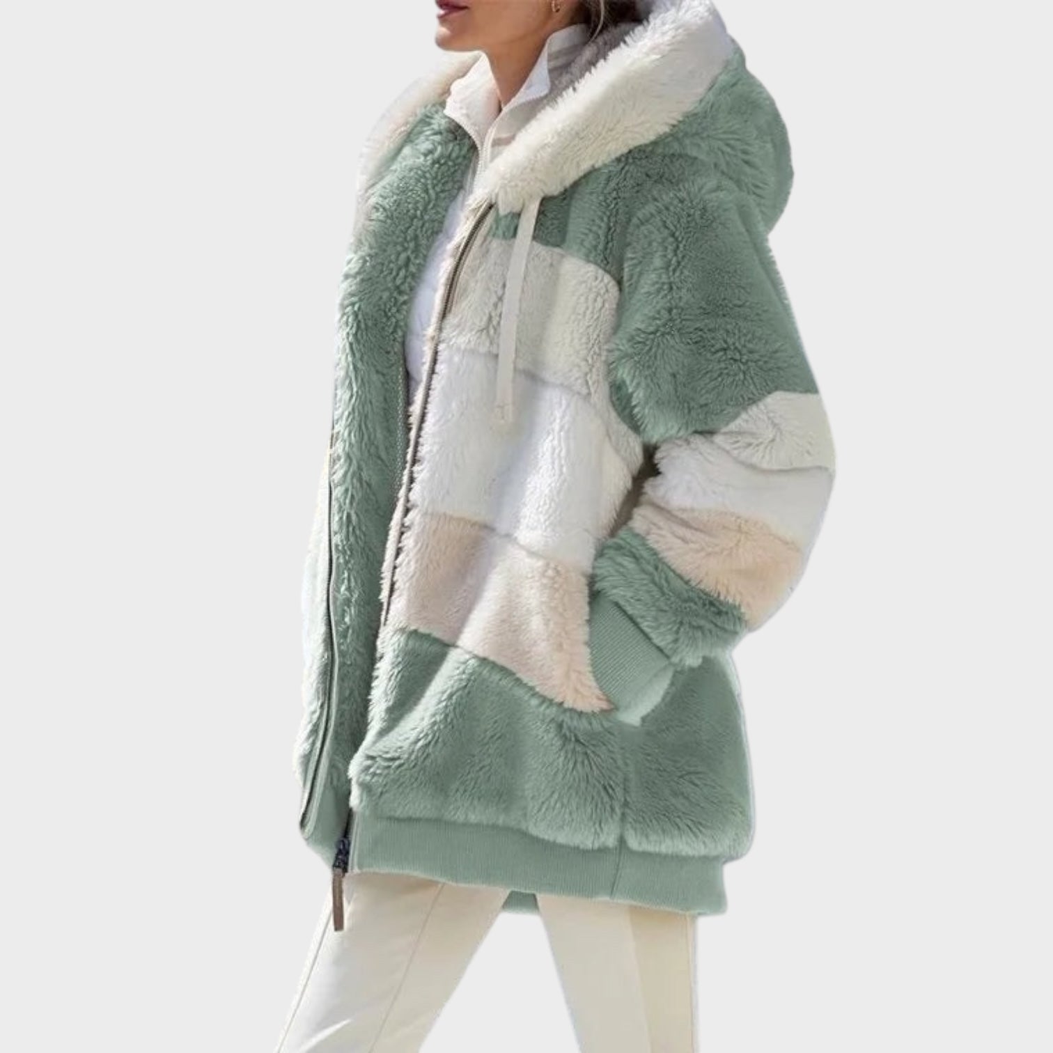 Andrea – Winterjacke für Damen mit Kapuze und Reißverschluss – Ansicht 13