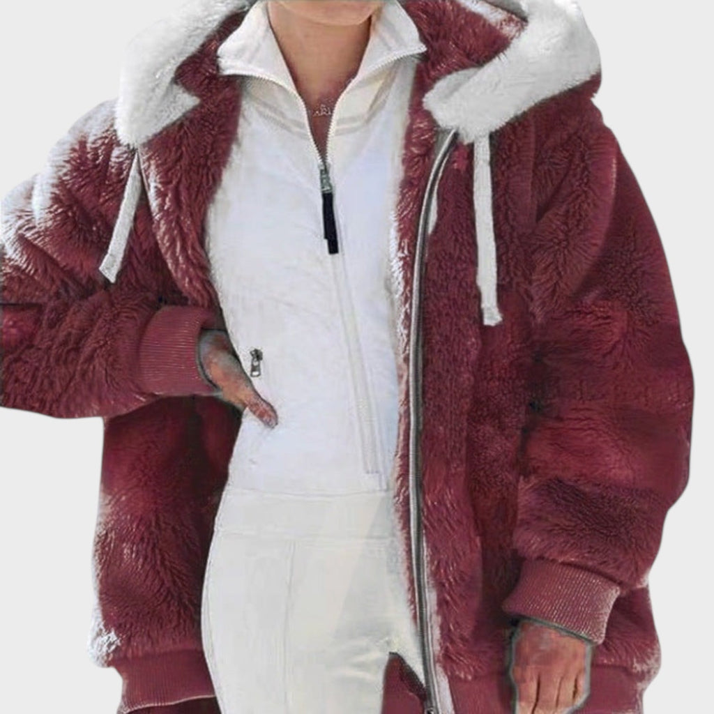 Andrea | Winterjacke mit Kapuze und Reißverschluss