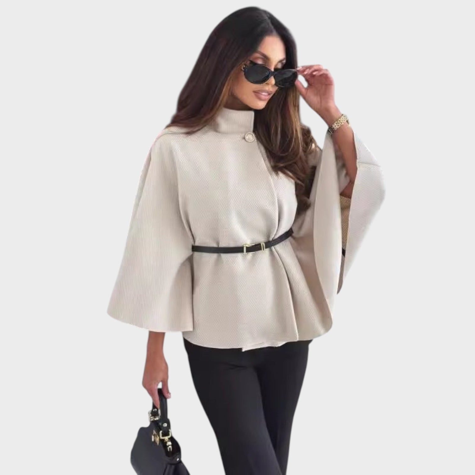 Selviora – Elegante Damenjacke mit Schmetterlingsärmeln
