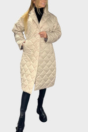 Kensington – Wendbarer Steppmantel für Damen mit Leopardenfutter – Ansicht 3