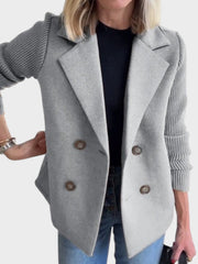 Amora – Elegante Damenjacke mit Strickärmeln – Ansicht 7