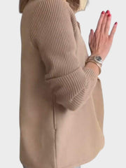 Amora – Elegante Damenjacke mit Strickärmeln – Ansicht 3