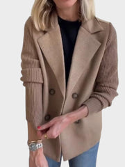 Amora – Elegante Damenjacke mit Strickärmeln – Ansicht 2