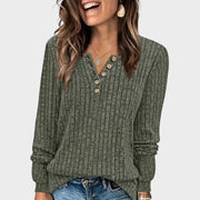 Charlie – Stilvolles strukturiertes Stricktop für Damen
