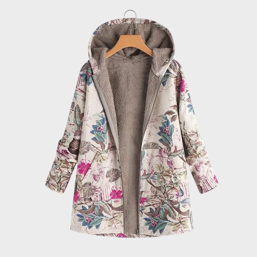 Camellia – Warmer Damenmantel mit Fleecefutter – Ansicht 6