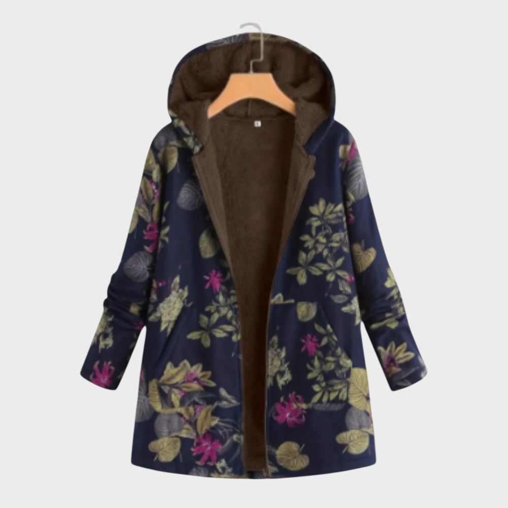 Camellia – Warmer Damenmantel mit Fleecefutter – Ansicht 4